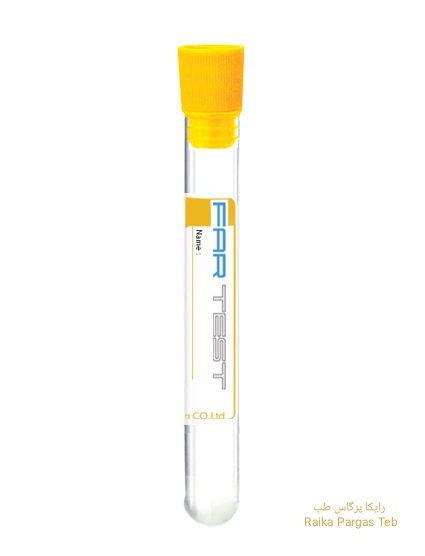 لوله کلات ژل دار غیروکیوم (سرم) 100*13 Gel Clot Activator 5ml فرزانه آرمان
